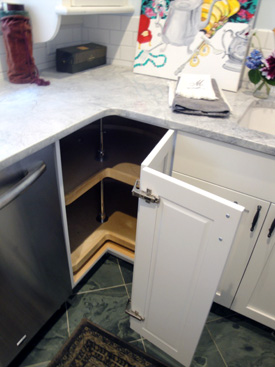 lazy susan corner cabinet